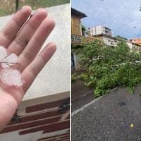 Oluja ponovo pogodila Hrvatsku: Nevrijeme u Istri, pada tuča 