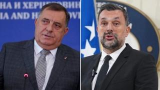 Dodik indirektno prozvao Konakovića: RS, njeni politički predstavnici i srpski narod nikada neće dozvoliti da budu pod čizmom kolonizatora