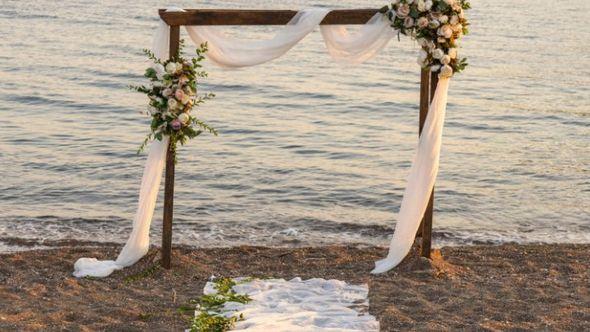 plaža, vjenčanje - Avaz