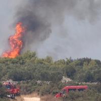 Požar na Čiovu: 150 vatrogasaca na terenu