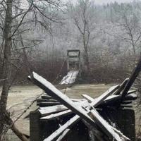 Srušio se most u Rudom zbog obilnih padavina