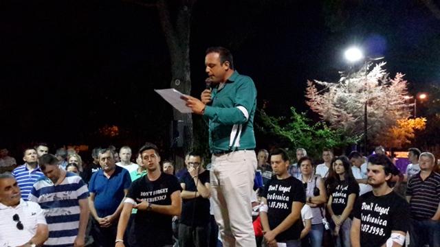 Postavka ''Srebrenički inferno'' u gradskom parku u Istanbulu