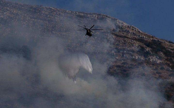 Konjic: Požar zahvatio minirano područje, očekuje se angažman helikoptera Oružanih snaga BiH