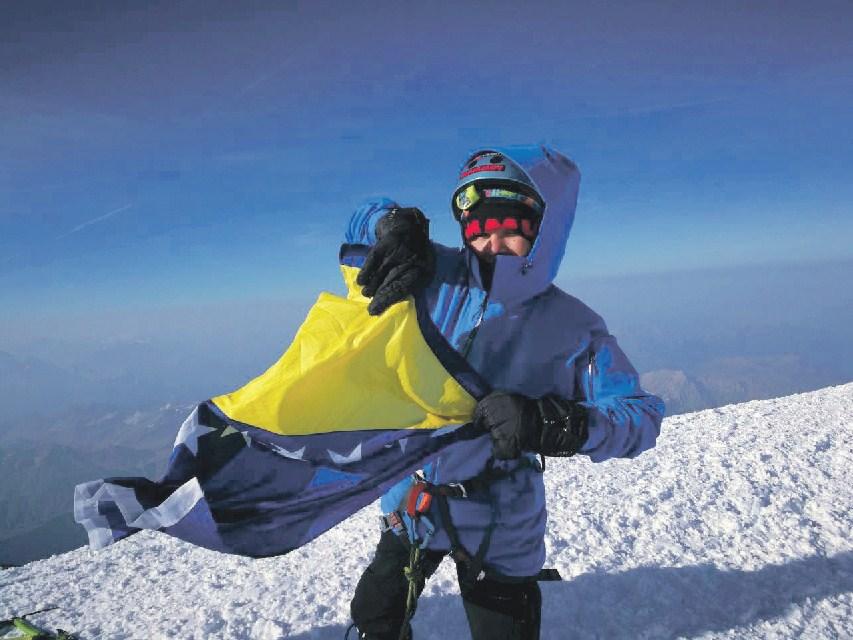 Mladi Jusko jučer u 9.05 sati na 4.810 metara nadmorske visine - Avaz