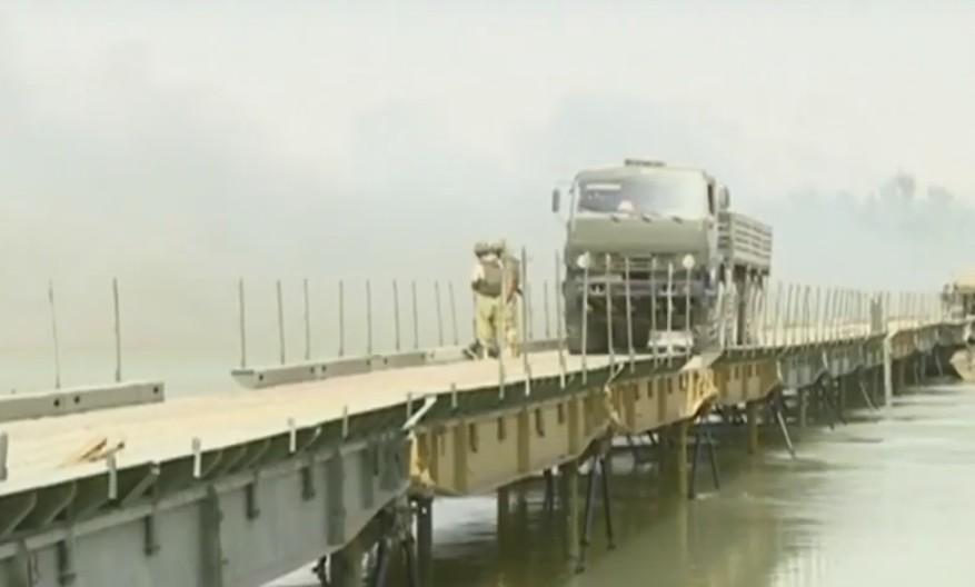Rusi napravili most na rijeci Eufrat