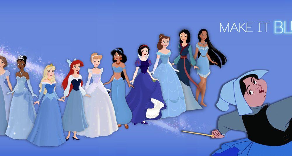 Znate li zašto "Disney" svoje princeze oblači u plave haljine?