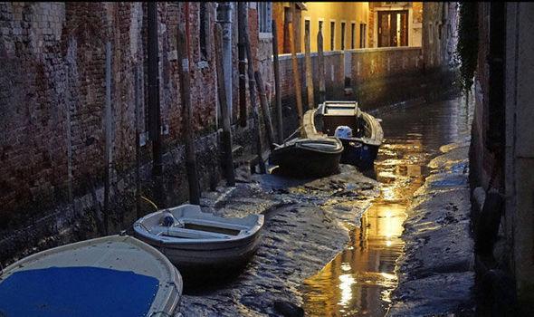 Presušili kanali u Veneciji