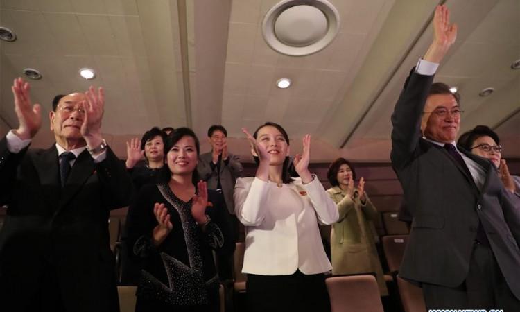 Mun i sestra sjevernokorejskog predsjednika na koncertu u seulskom pozorištu