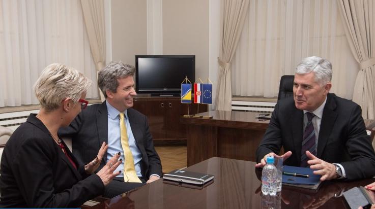 Čović i Ferguson razgovarali o reformama i euroatlantskim procesima