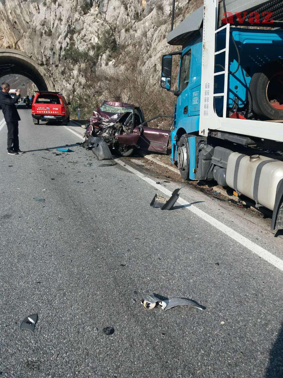 Poznat identitet nastradalog u teškoj saobraćajnoj nesreći kod Jablanice