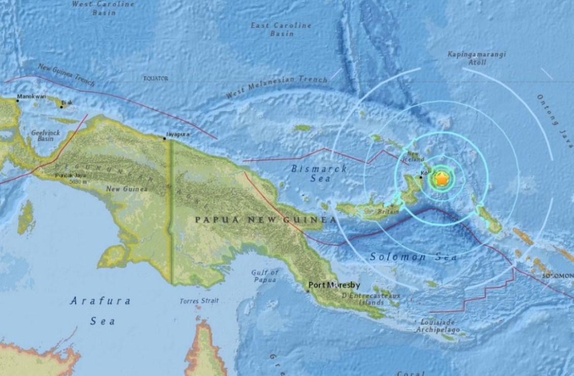 Papua Nova Gvineja: Jak zemljotres pogodio područje istočno od Rabaula