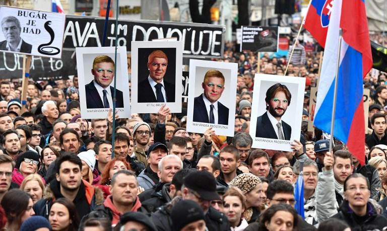 Slovačka: Desetine hiljada demonstranata traže nove izbore