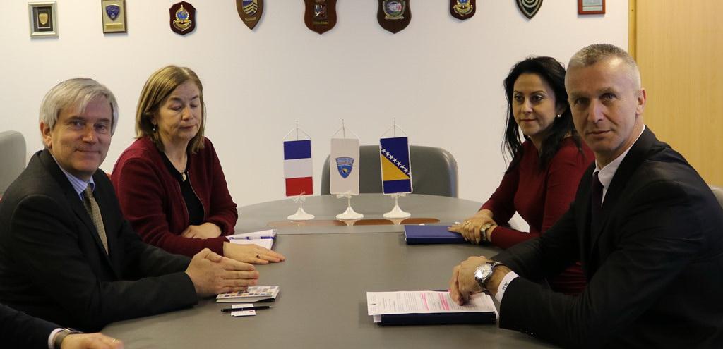 Ambasador Francuske Gijom Ruson posjetio Direkciju za koordinaciju policijskih tijela BiH