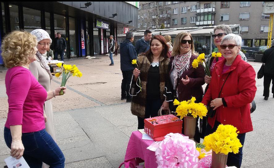 Zenica: Održana akcija "Narcisom protiv raka dojke"