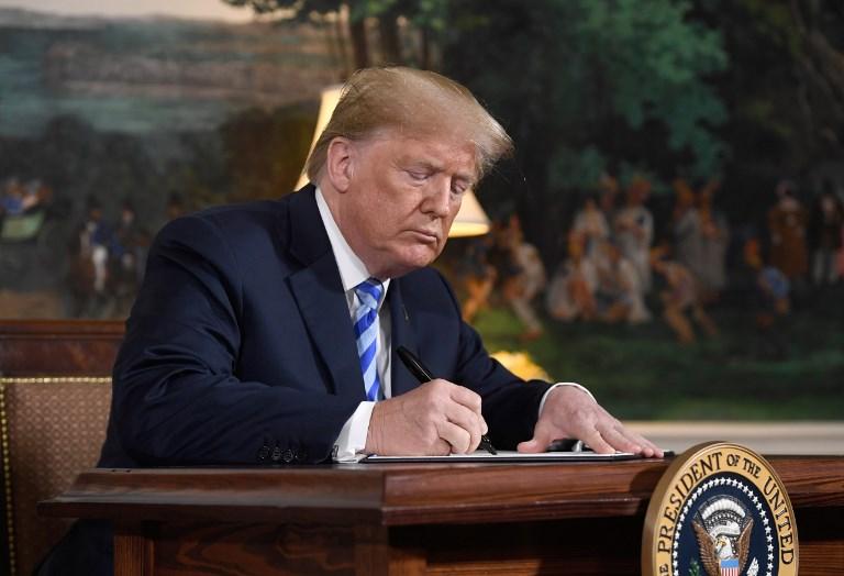 Predsjednik Tramp potpisuje odluku o izlasku SAD iz nuklearnog ugovora sa Iranom - Avaz