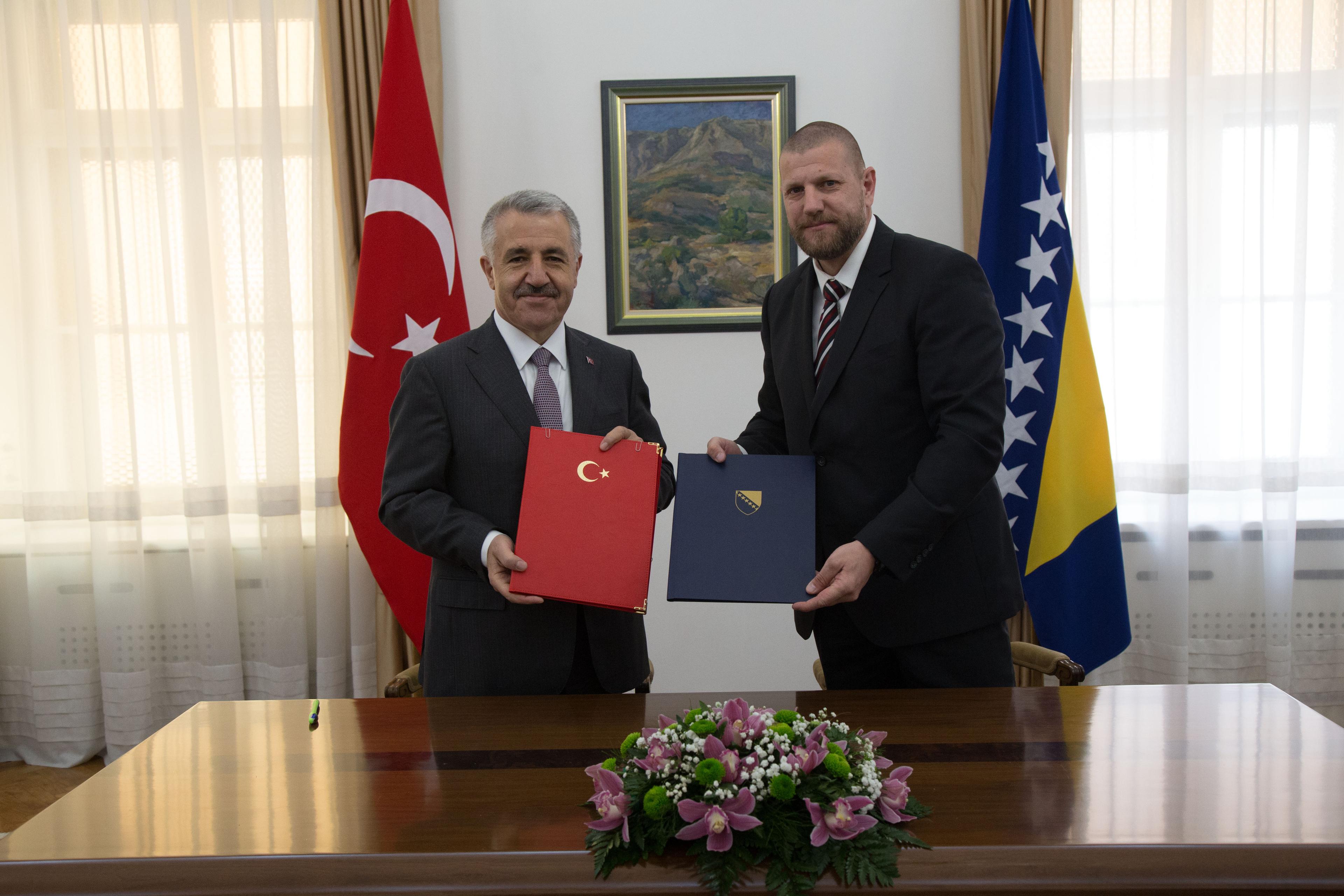 Ministri Jusko i Arslan potpisali pismo namjere o jačanju i širenju saradnje u oblasti prometa i infrastrukture