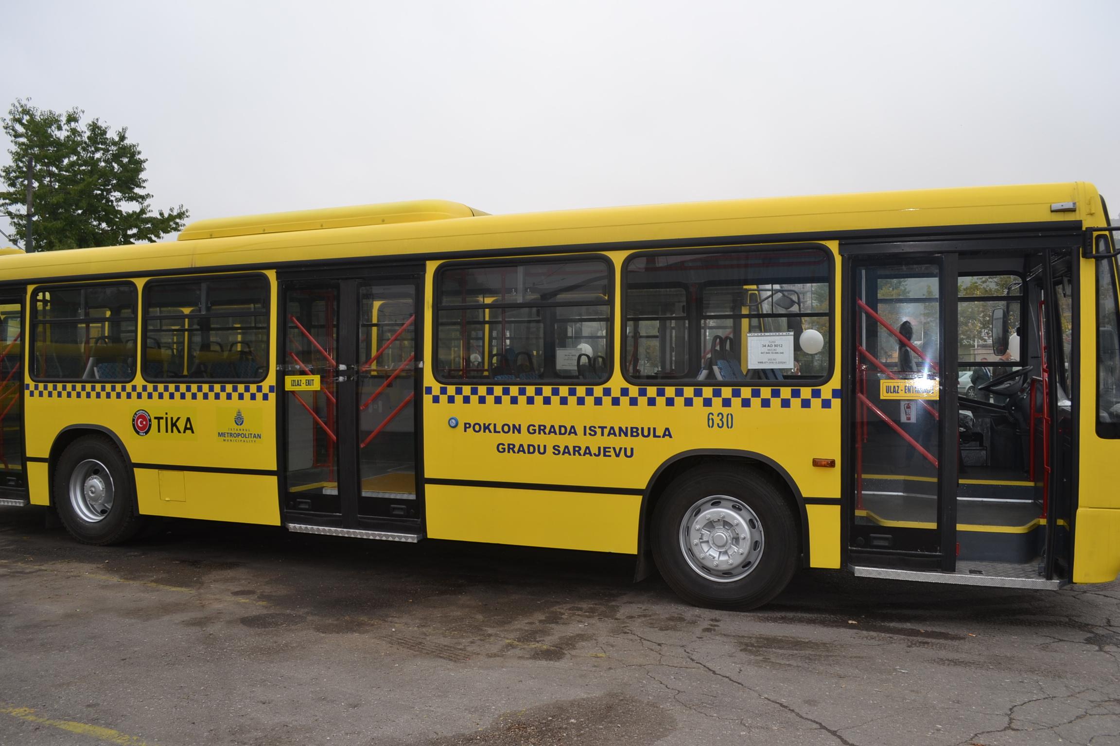 Grad Istanbul donirao 15 autobusa preduzeću GRAS
