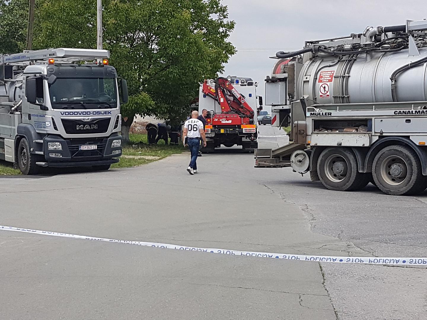 Užas u Čepinu: Radnici upali u kanalizacijski šaht