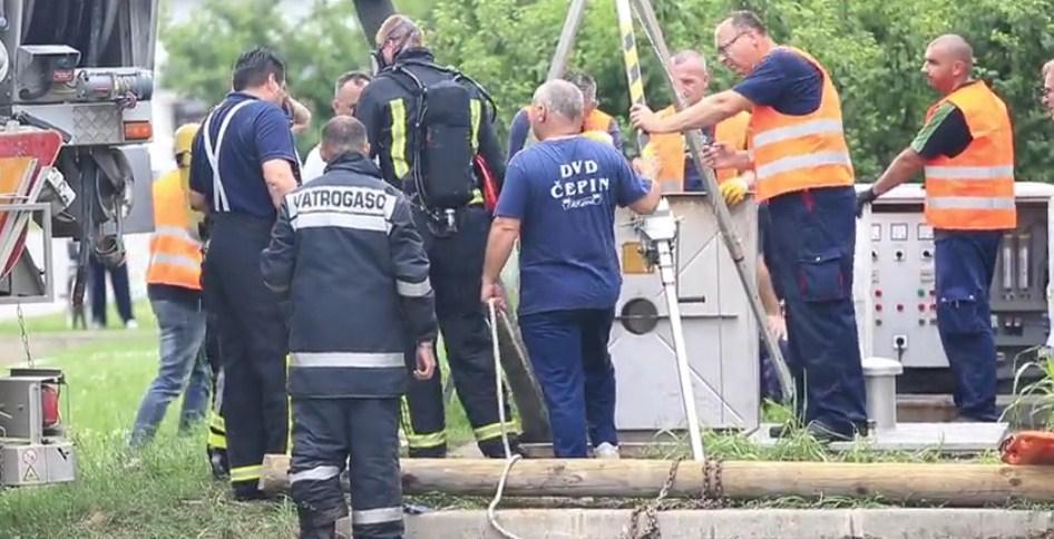Hrvatska: Onesviješteni radnici upali u šaht dubok šest metara, trojica poginula, jednom se bore za život