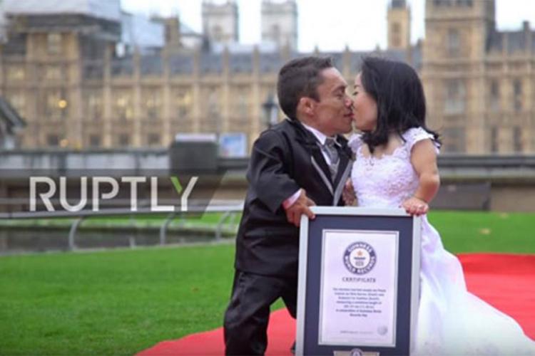 Najniži bračni par na svijetu: Zajedno nemaju ni dva metra