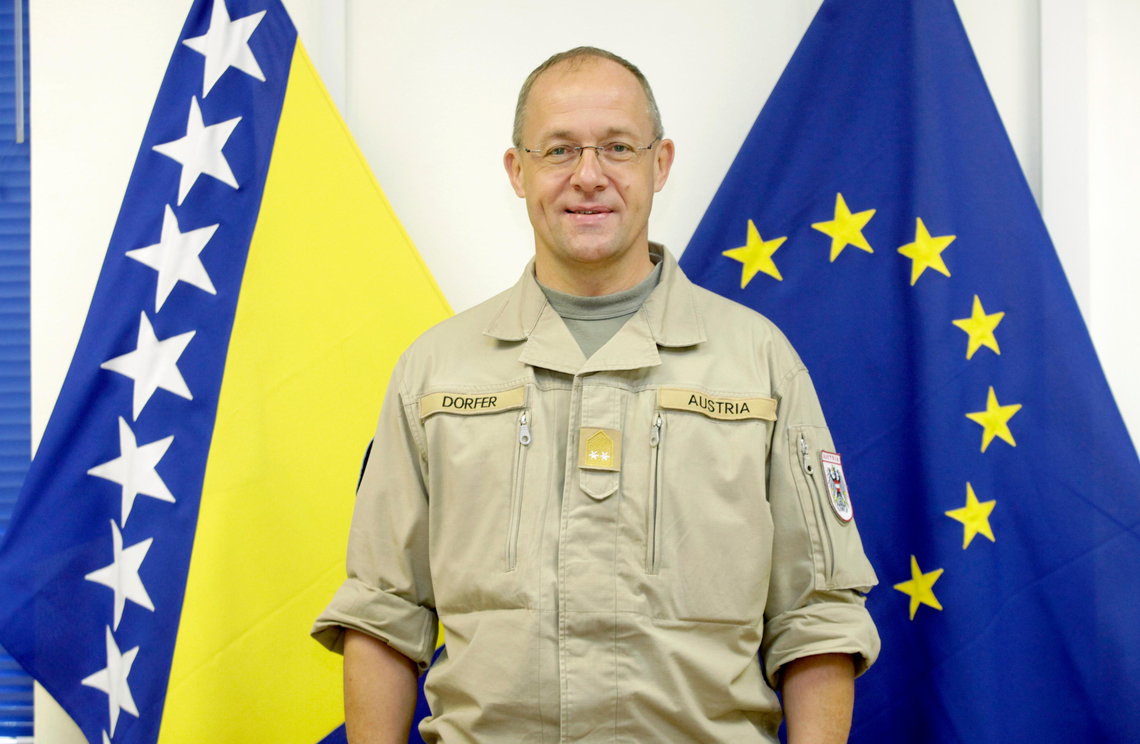 Generalmajor Martin Dorfer: EUFOR nikoga ne špijunira!