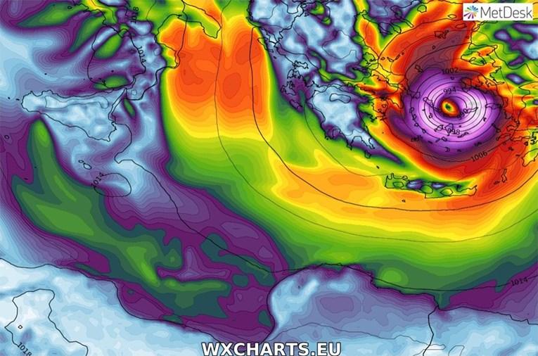 Na Sredozemlju se formira uragan koji bi mogao ugroziti živote u Evropi