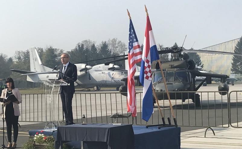 Donacija SAD: Hrvatska dobila dva nova vojna helikoptera "Black Hawk"