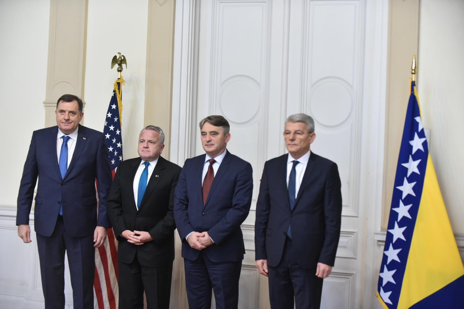 Članovi Predsjedništva BiH razgovarali sa zamjenikom državnog sekretara SAD