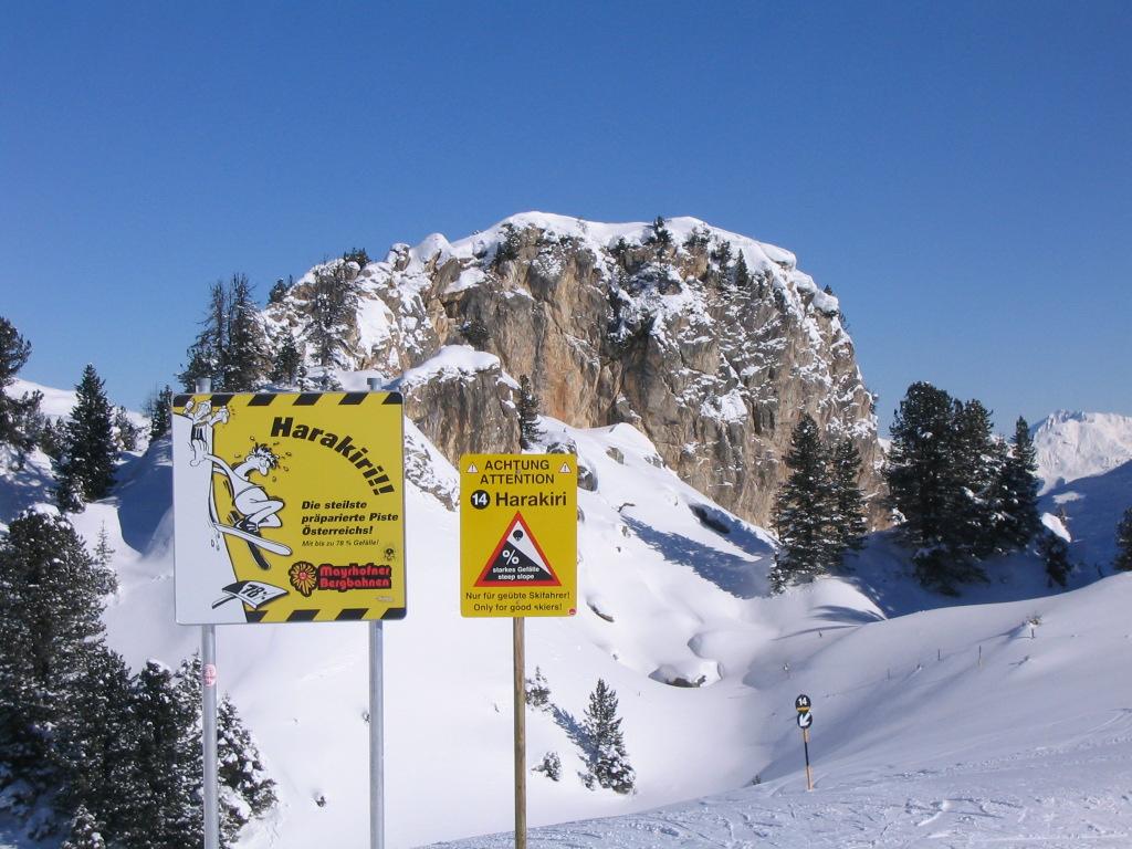 Upozorenje na stazi Harakiri – Mayrhofen - Avaz