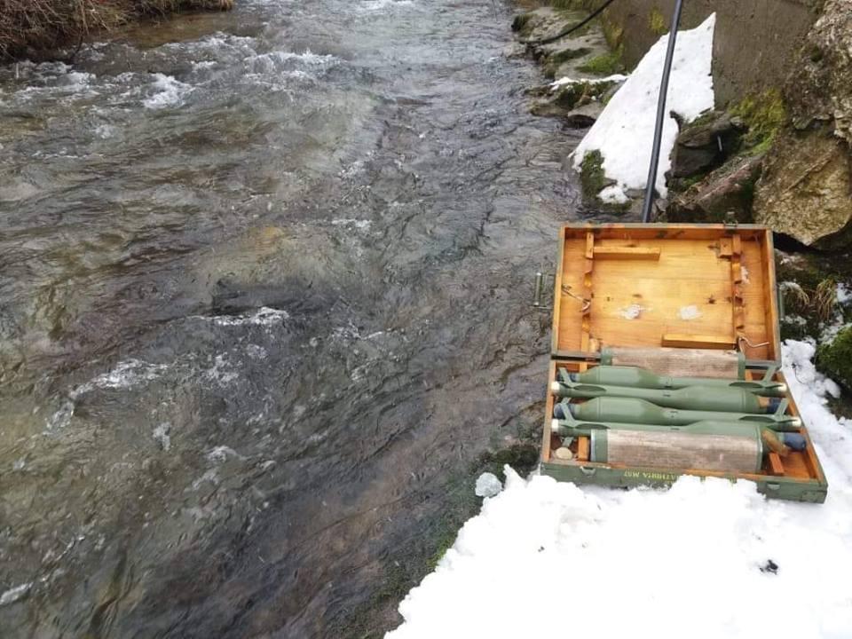 Uz korito Bistričke rijeke pronađena neeksplodirana ubojita sredstva