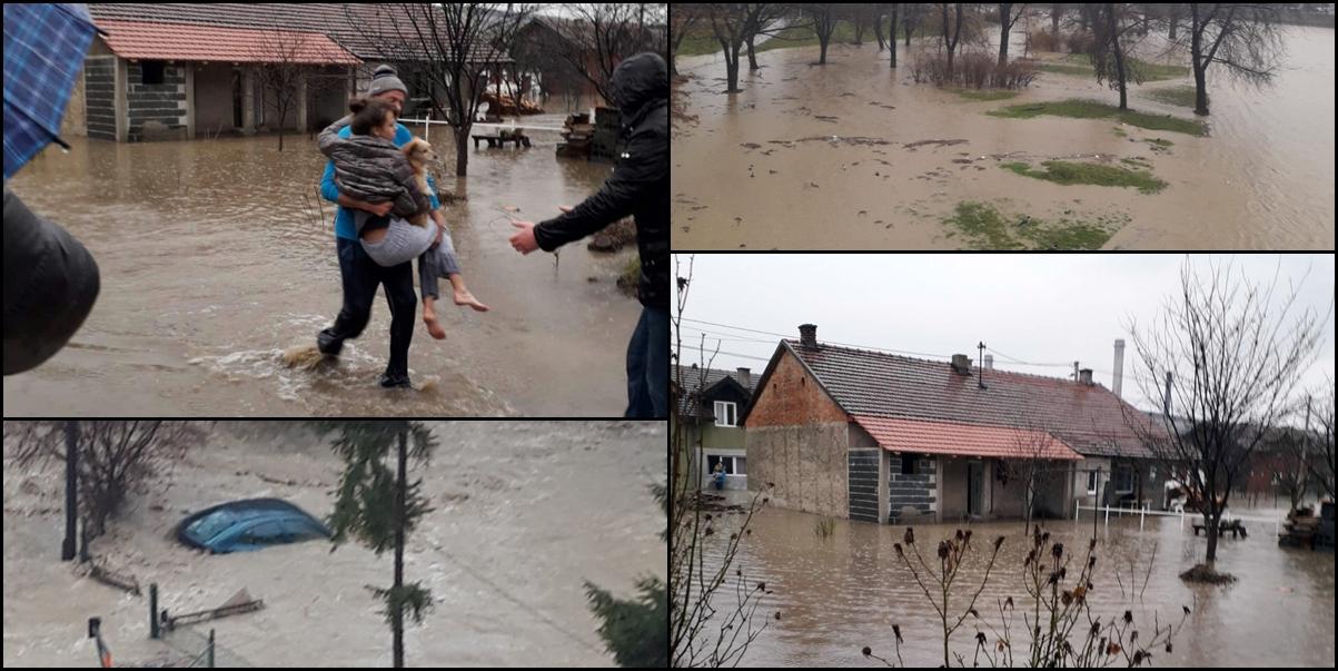 Dramatične scene u Tetovu kod Zenice: Mještani spašavaju jedni druge
