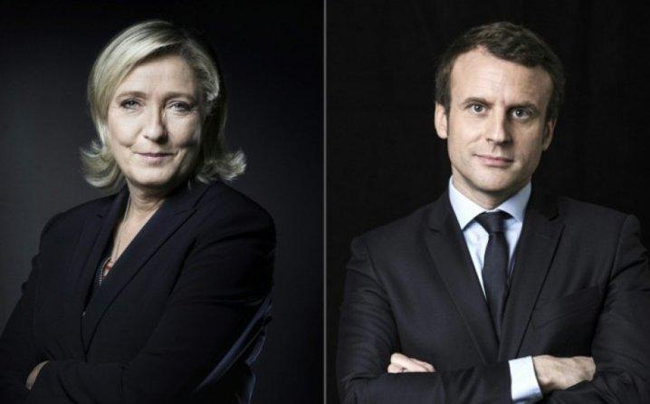 Marin Le Pen i Emanuel Makron - Avaz