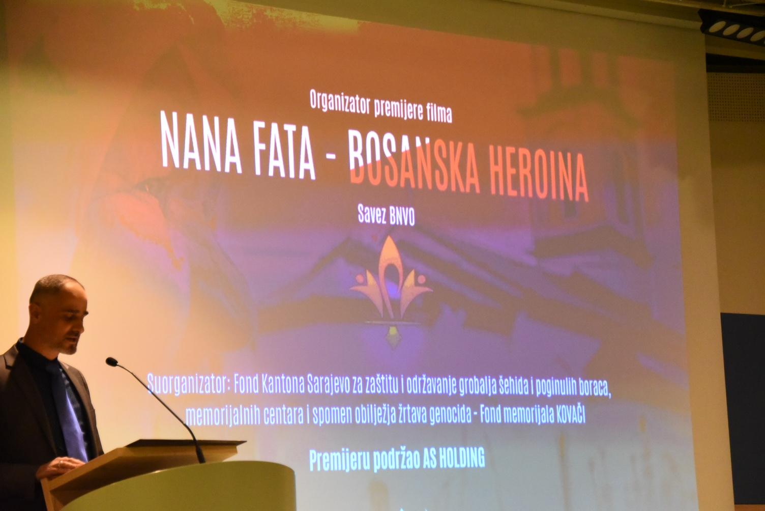Održana premijera filma "Nana Fata-bosanska heroina"