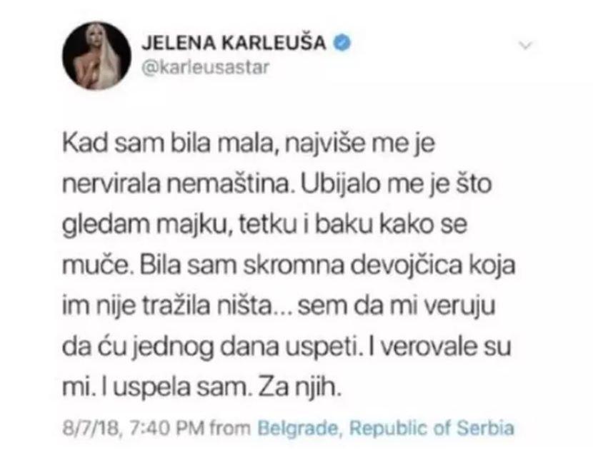 Jelena Karleuša javno podijelila šta ju je najviše nerviralo - Avaz