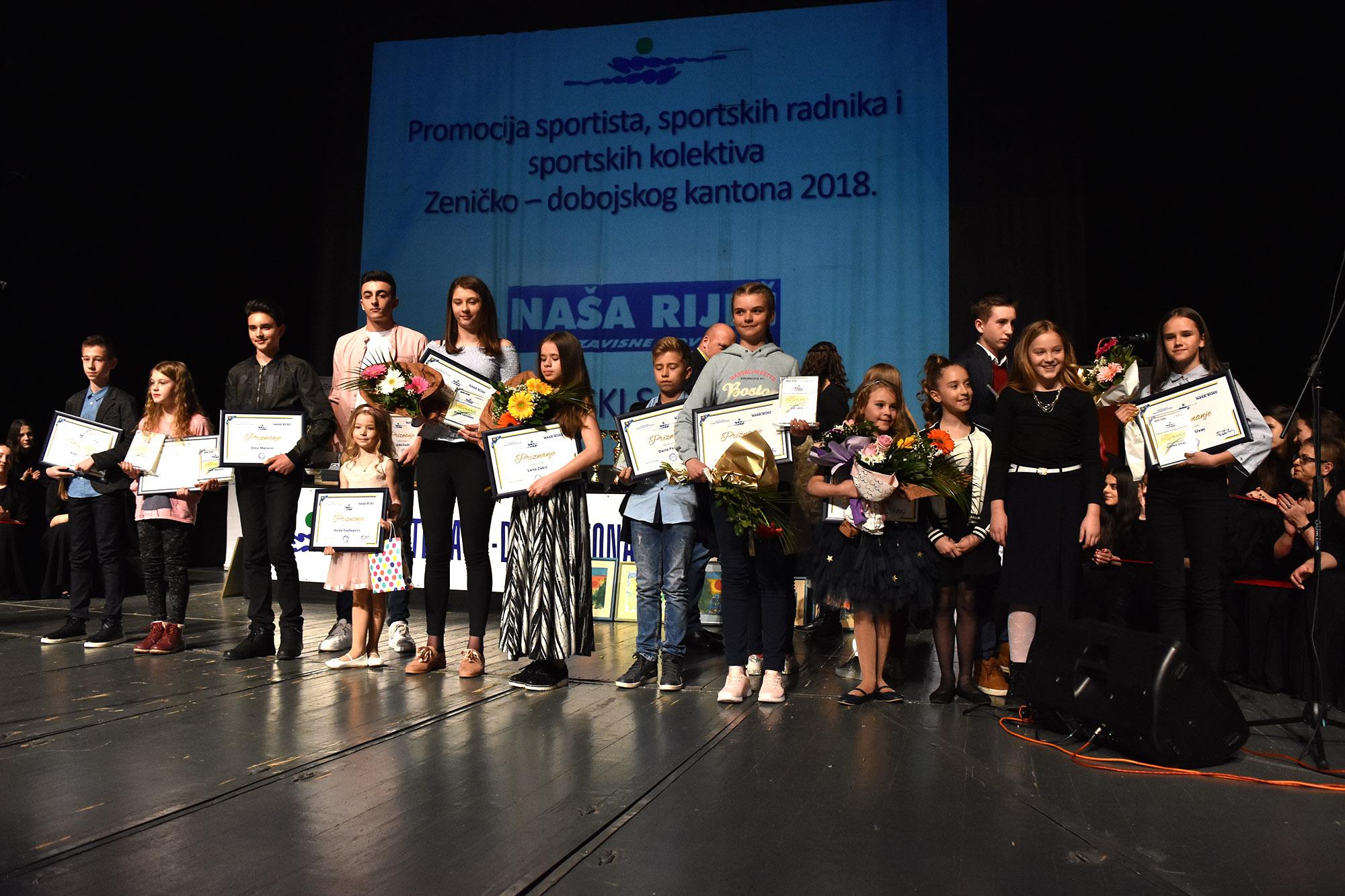 Manifestacija "Sportista Zeničko-dobojskog kantona 2018" - Avaz