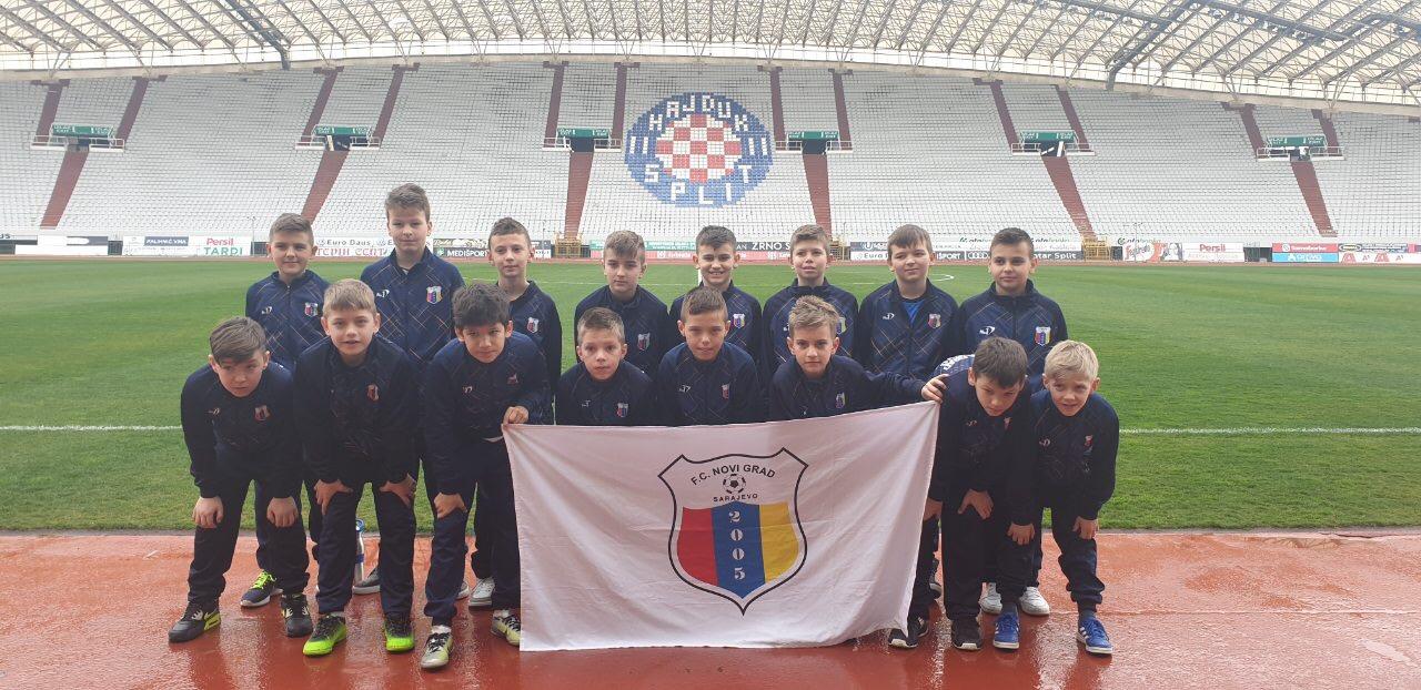 Novogradski mladi fudbaleri na Hajdukovom stadionu