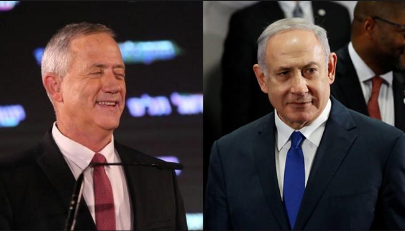 Beni Ganc i Benjamin Netanjahu - Avaz