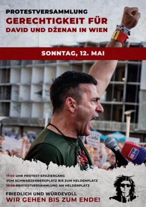 Pravda za Davida i Dženana. Protesti u Beču – 12. 05. 2019. u 17 h. Zajedno smo jači - Avaz