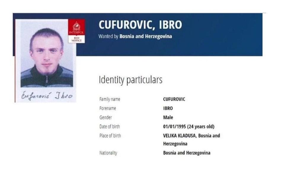 Teroristi Ćufuroviću Sud zabranio kontakt s majkom