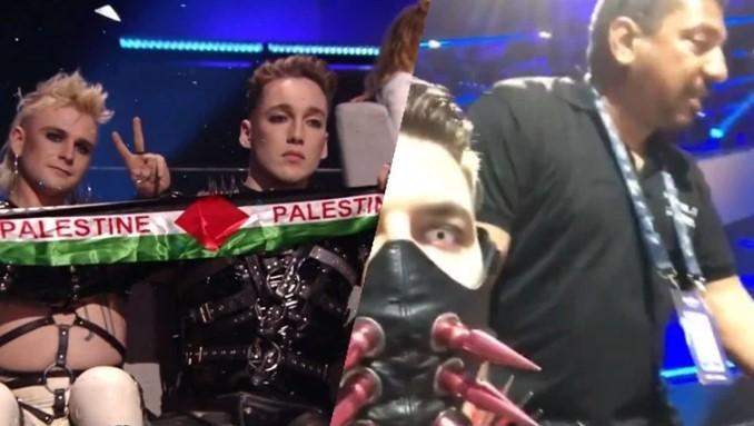 Islanđanima na Eurosongu pokušali uzeti palestinske zastavice