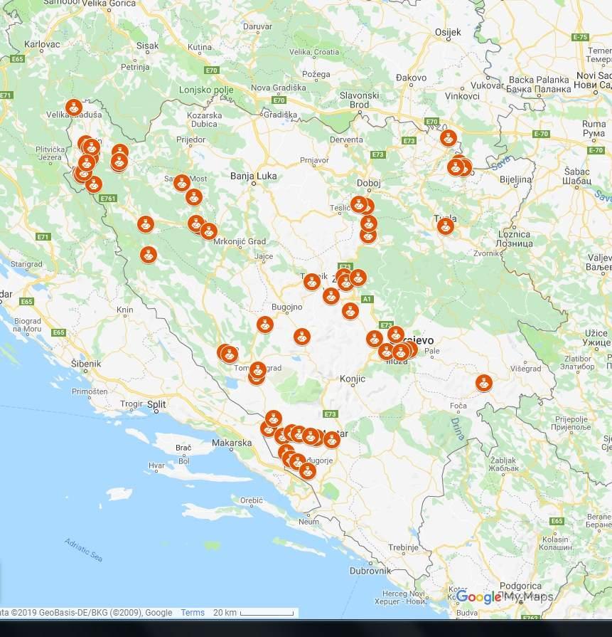Karta radara u BiH - Avaz