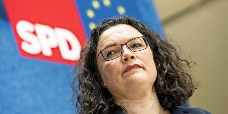 Šefica SPD-a Andrea Nales iznenada podnijela ostavku