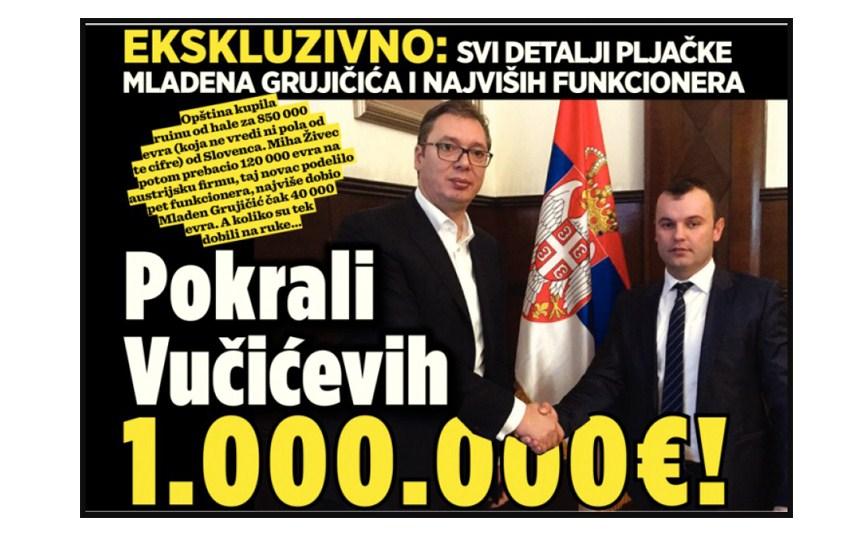 Naslovnica srbijanskih medija - Avaz