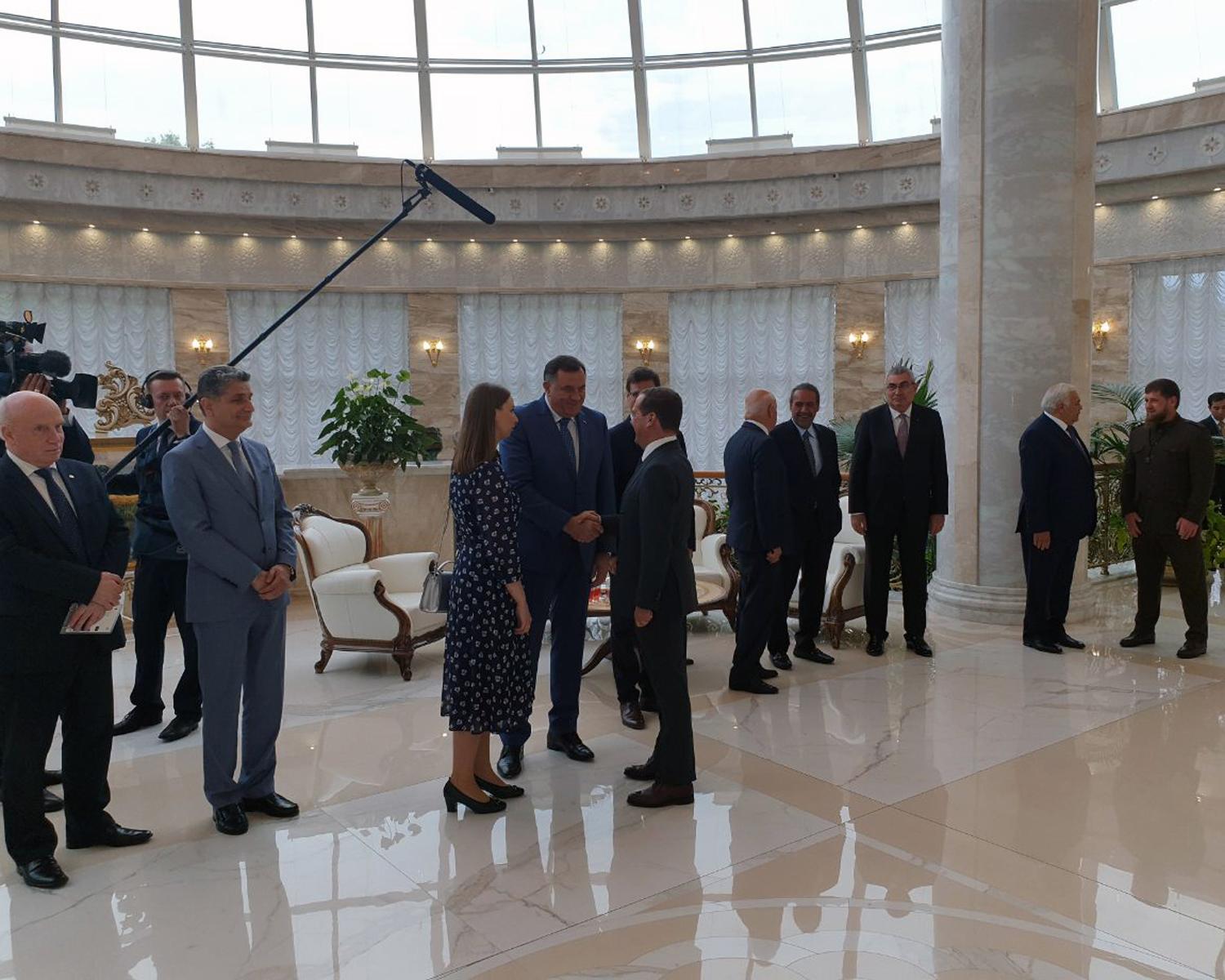 Sastali se Dodik i Medvedev: Predsjedavajući Predsjedništva BiH razgovarao i sa predsjednikom Moldavije
