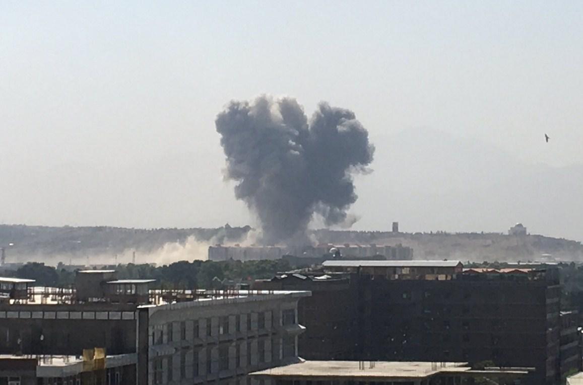 Visok dim nakon eksplozije - Avaz