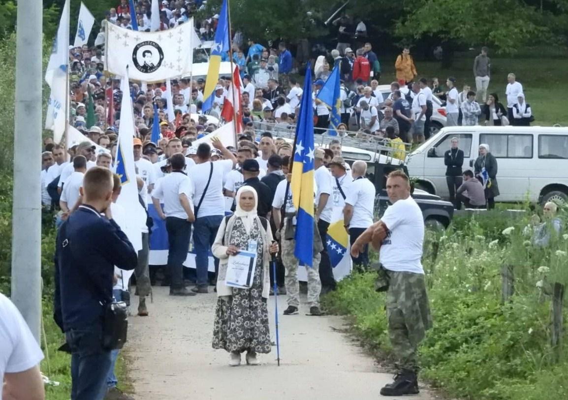 Šest hiljada ljudi učestvovalo u 15. "Maršu mira" od Nezuka do Potočara