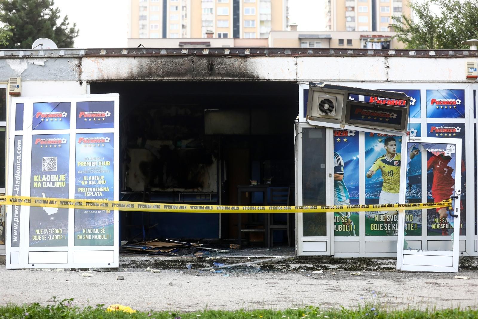 U požaru na Čengić-Vili izgorjela sportska kladionica "Premier"