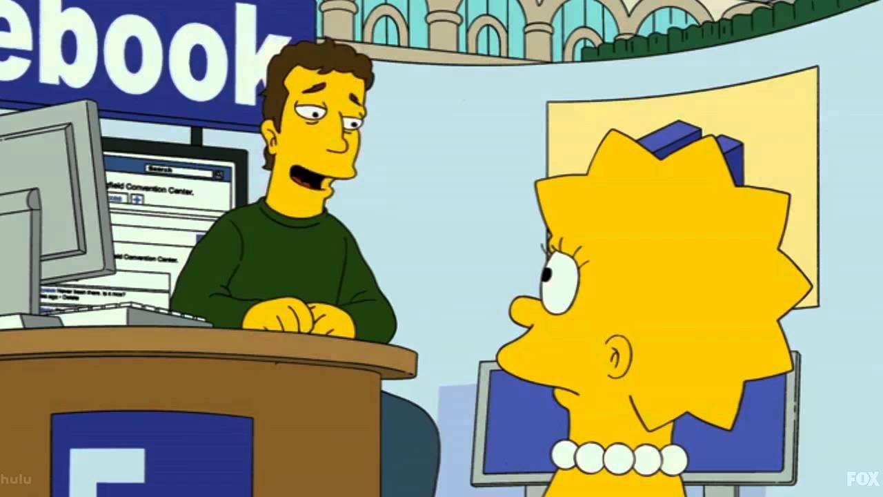 Cukerberg u epizodi Simpsonovih - Avaz