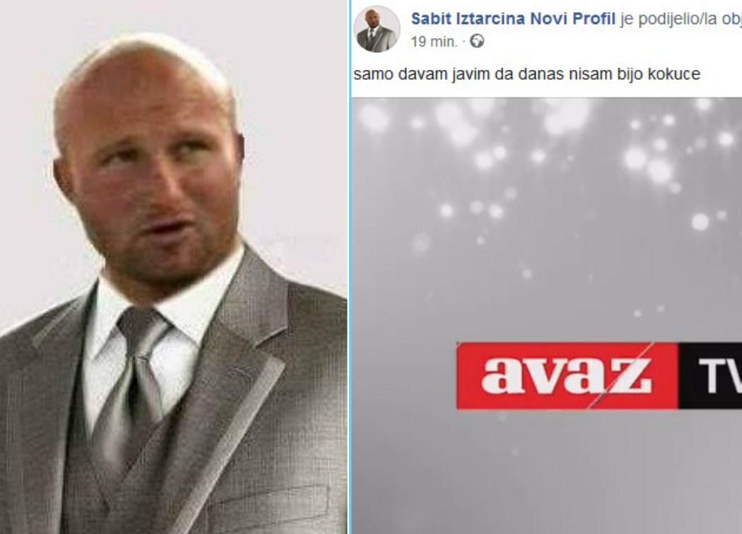 SabitizTarčina odgovorio reporterima "Avaza": "Danas nisam bijo kokuće"