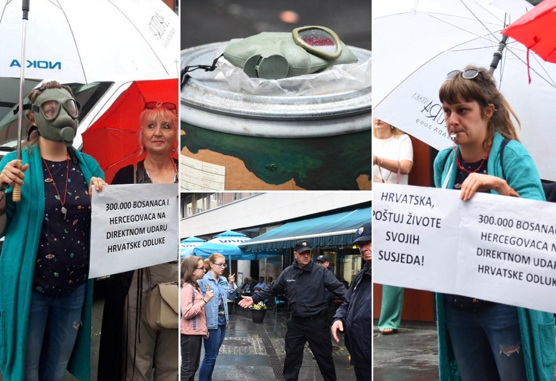Protesti u Sarajevu zbog nuklearnog otpada: Došlo više novinara nego građana